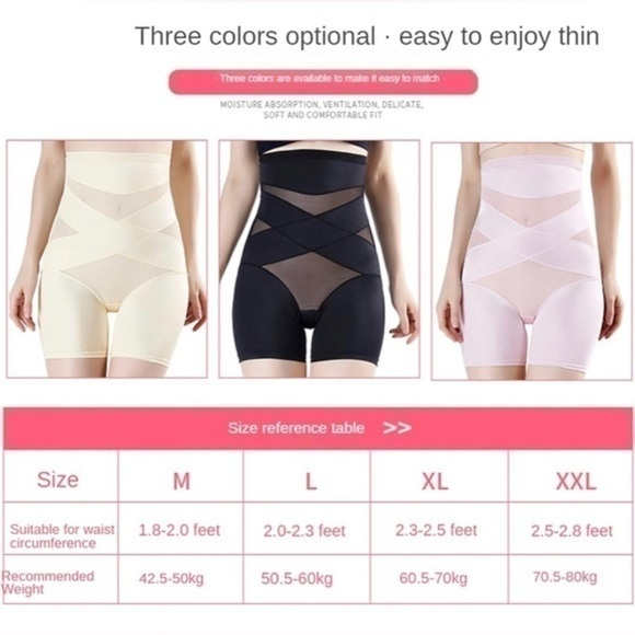 Cross Compression Abs Shaping Pants, High Waisted Shaper sz XL - Picture 5 of 8